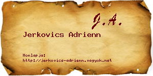 Jerkovics Adrienn névjegykártya