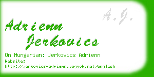 adrienn jerkovics business card